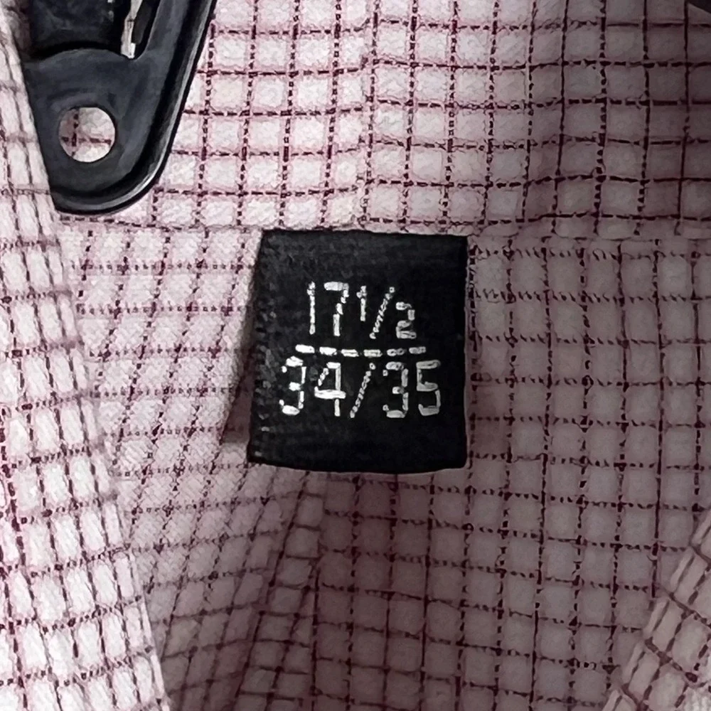 Forsyth of Canada Men's Plaid Wrinkle Free Long Sleeve Dress Shirt 17.5-35/35 - Picture 8 of 13